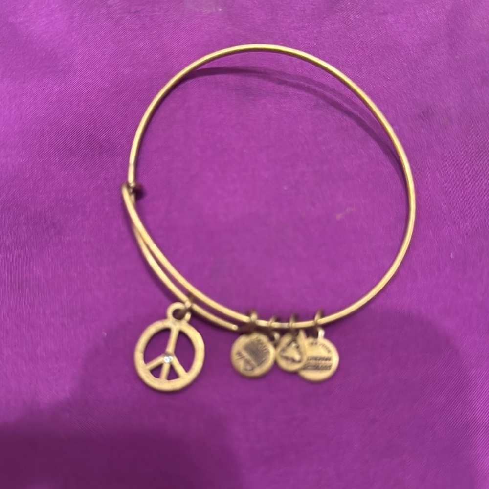 Peace Sign Alex and Ani bracelet